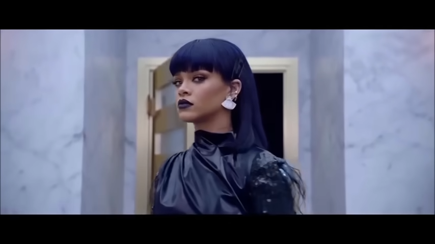 Image of Rihanna in her 'Love On The Brain' music video.
