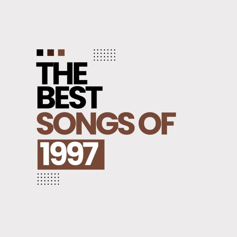 Text reading ‘The Best Songs of 1997’ on a light background.